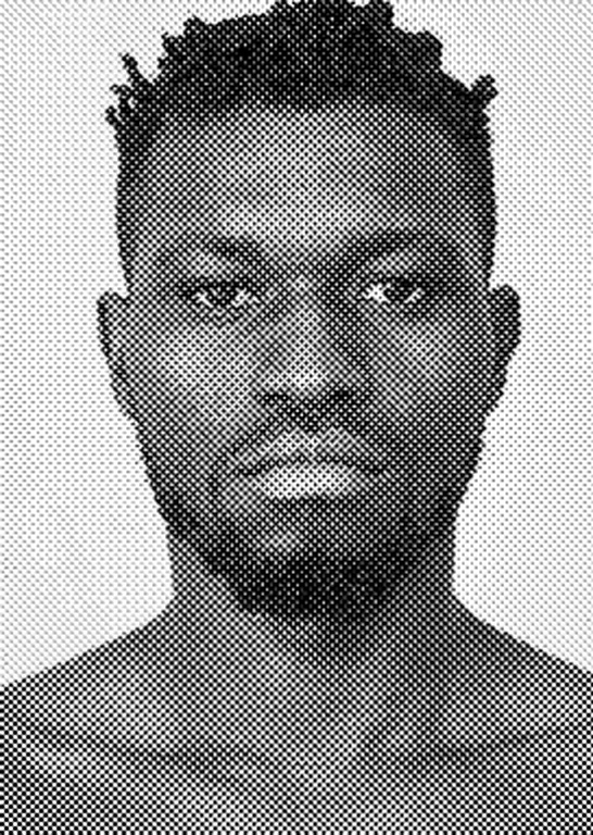 FLUX2 synthetic attack face, photocopy, dark · male