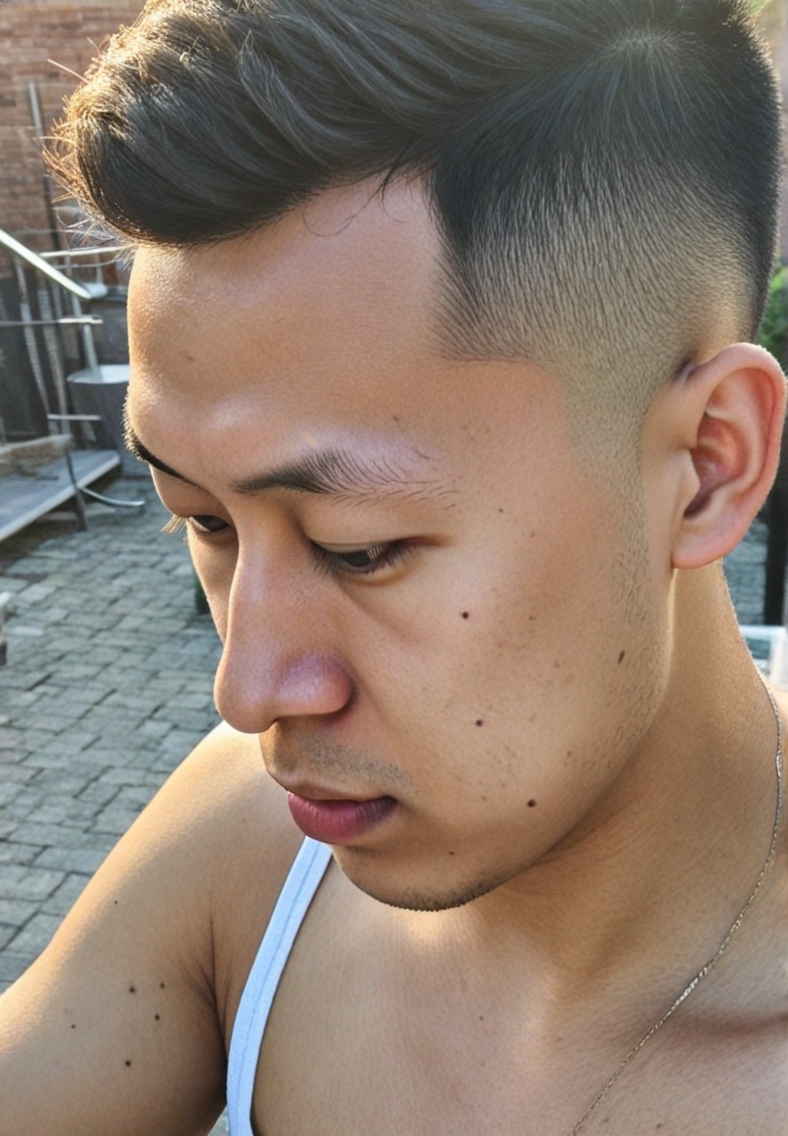 SDXL synthetic attack face, clean, intermediate · male